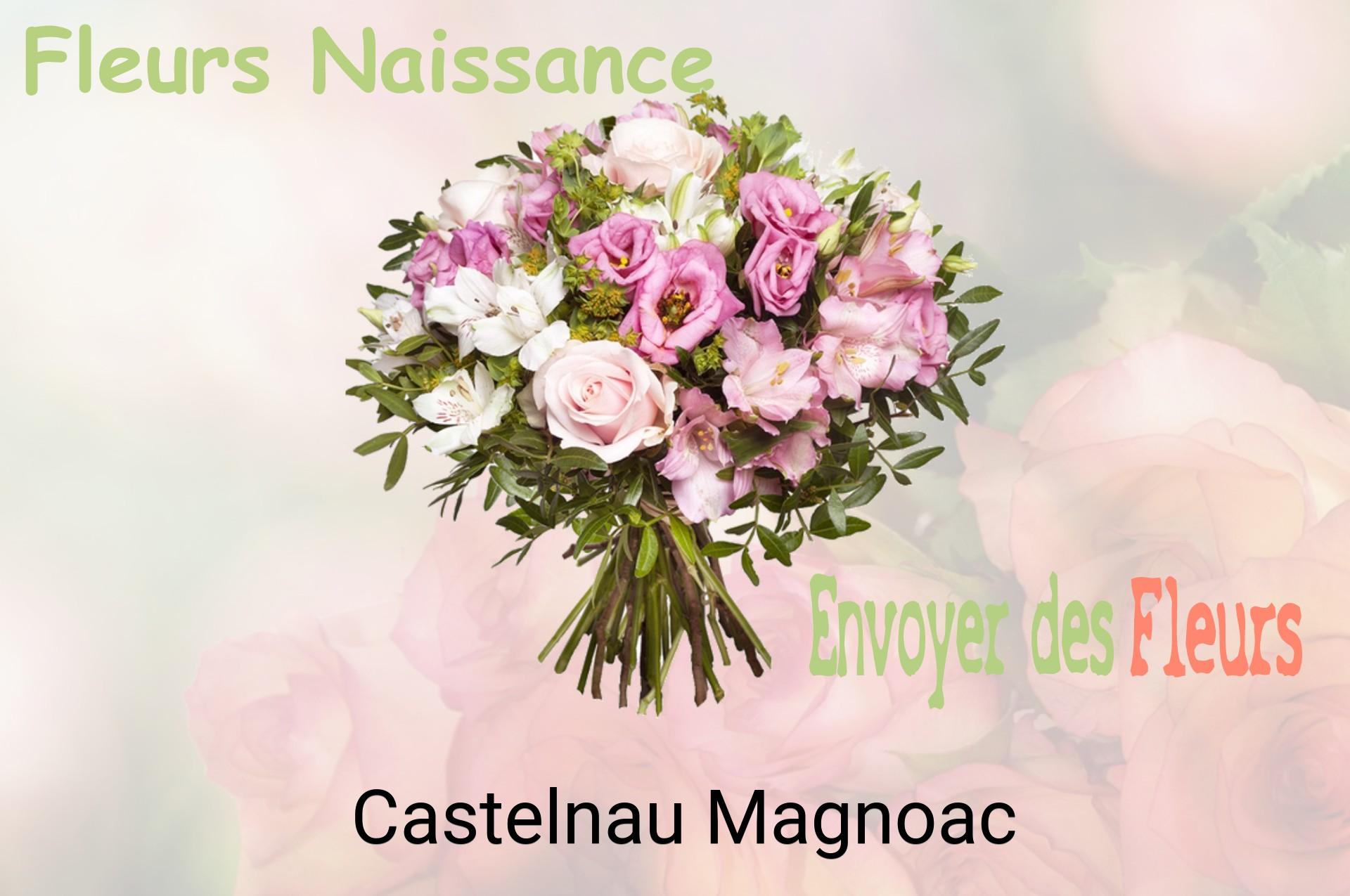 Bouquet de fleurs de naissance livré à Castelnau-Magnoac